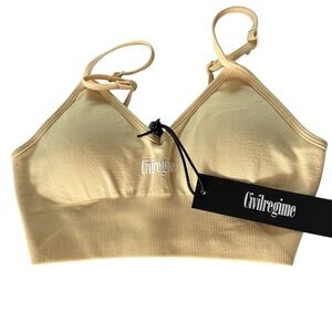 Civil Regime Kelly Seamless Sports Bra New Size S